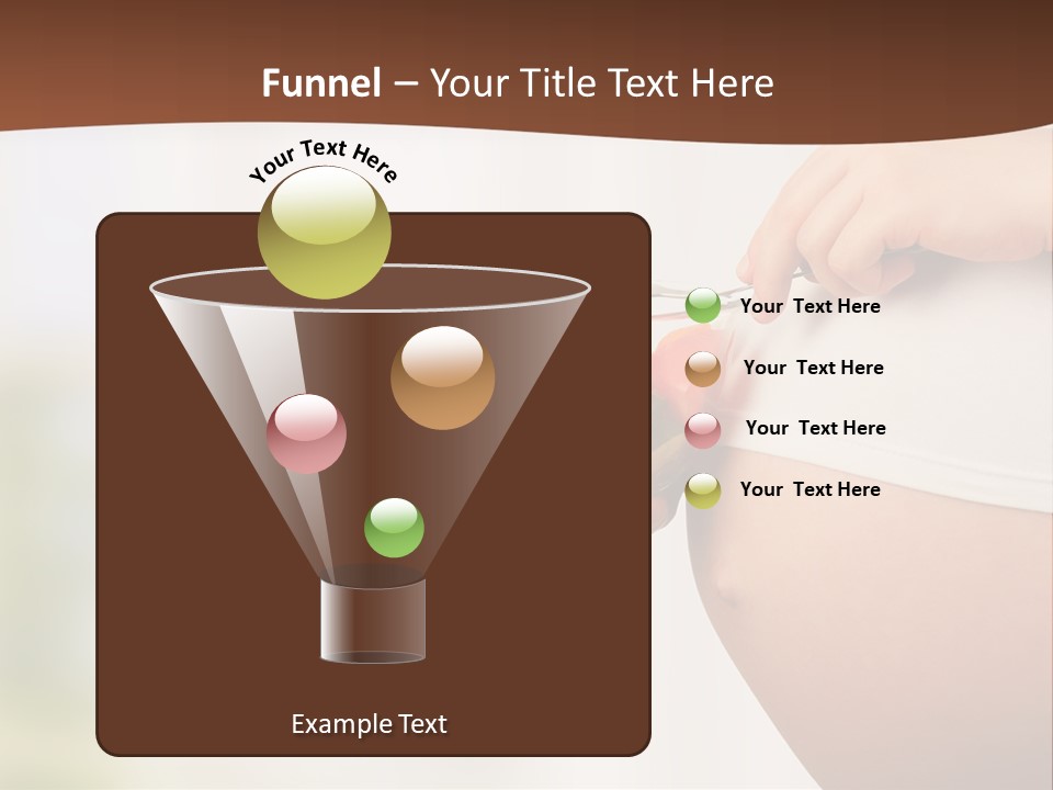 A Pregnant Woman Holding A Bowl Of Vegetables PowerPoint Template