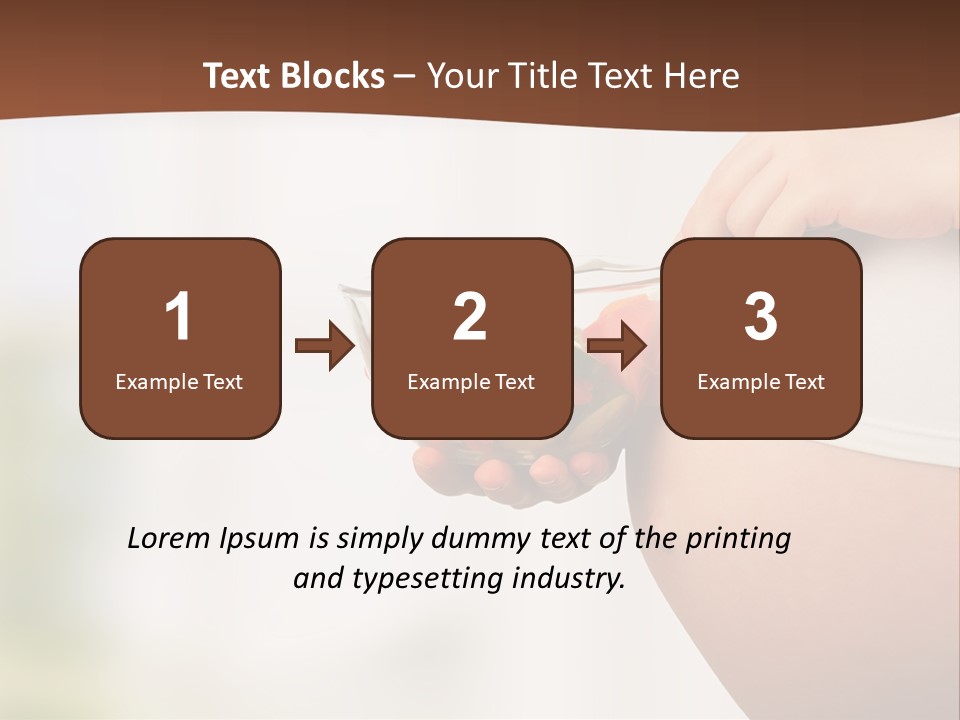 A Pregnant Woman Holding A Bowl Of Vegetables PowerPoint Template