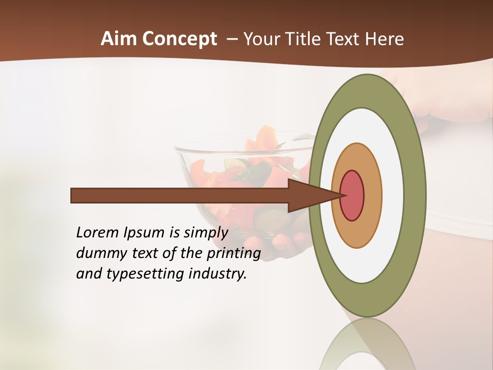 A Pregnant Woman Holding A Bowl Of Vegetables PowerPoint Template