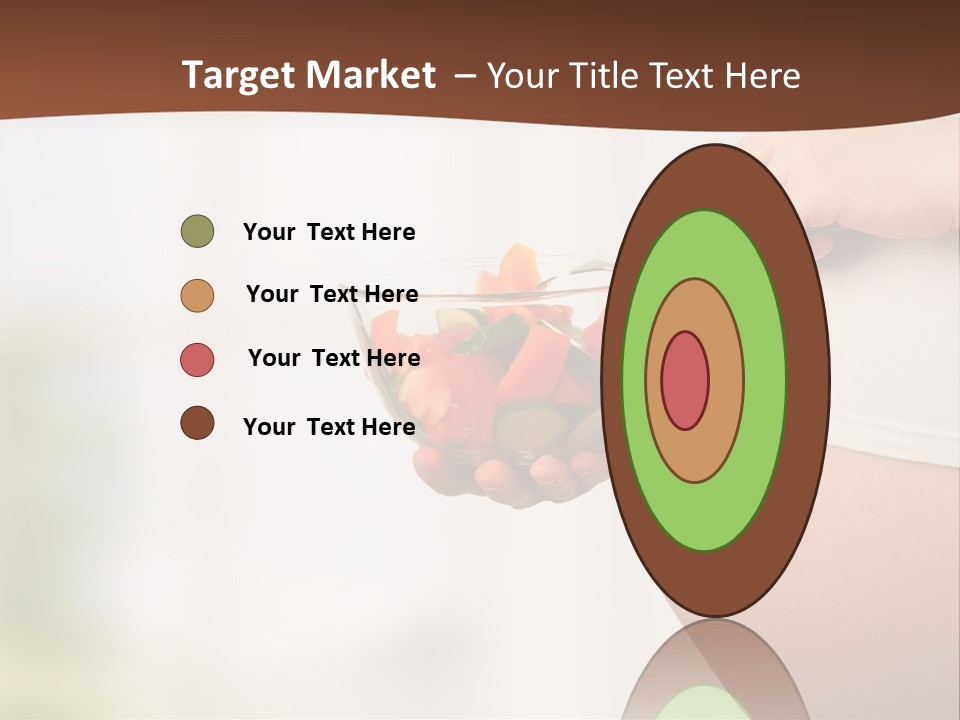 A Pregnant Woman Holding A Bowl Of Vegetables PowerPoint Template