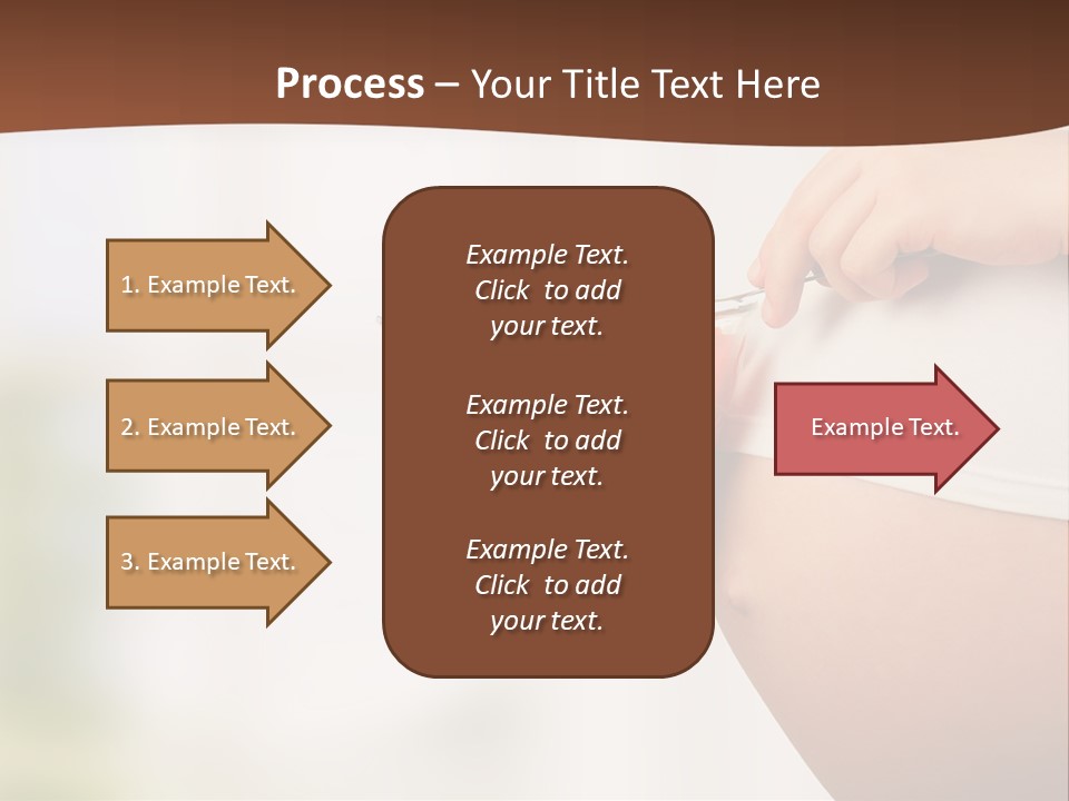 A Pregnant Woman Holding A Bowl Of Vegetables PowerPoint Template