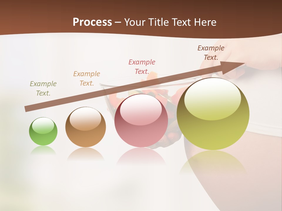 A Pregnant Woman Holding A Bowl Of Vegetables PowerPoint Template