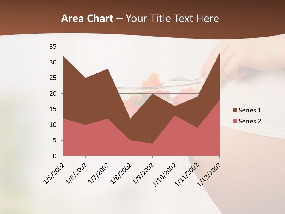 A Pregnant Woman Holding A Bowl Of Vegetables PowerPoint Template