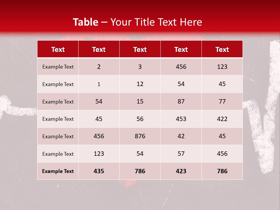 A Red Heart On A Black And Red Background PowerPoint Template