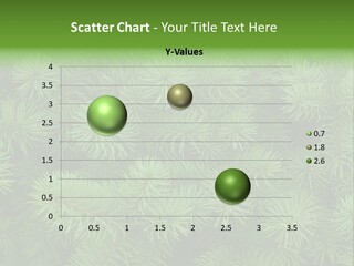 A Bunch Of Green Pine Needles Powerpoint Template PowerPoint Template