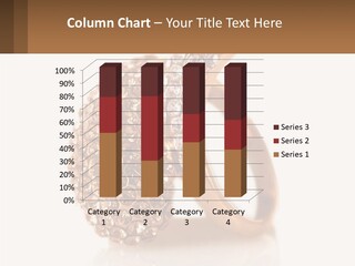 Two Gold Rings With Diamonds On A White Background PowerPoint Template