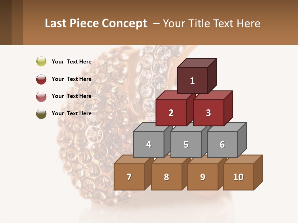 Two Gold Rings With Diamonds On A White Background PowerPoint Template