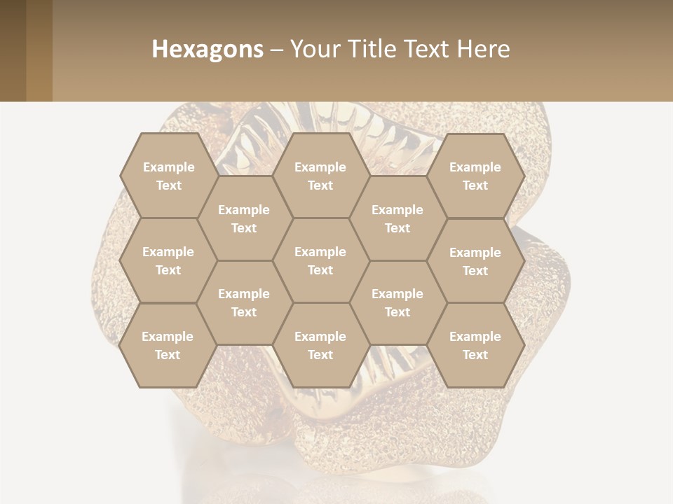 A Gold Flower Powerpoint Presentation Template PowerPoint Template