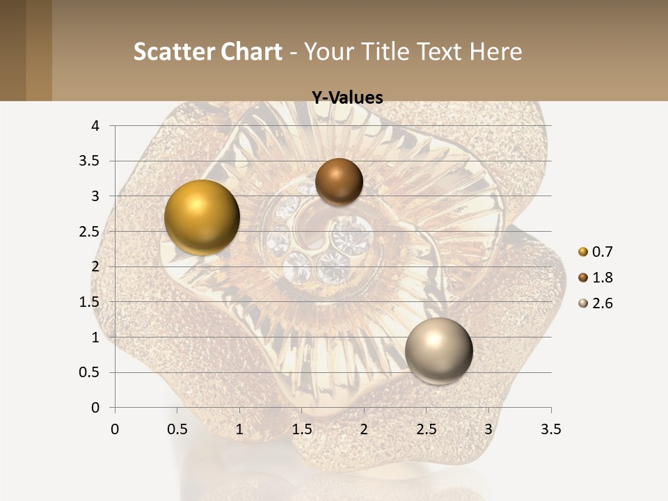 A Gold Flower Powerpoint Presentation Template PowerPoint Template