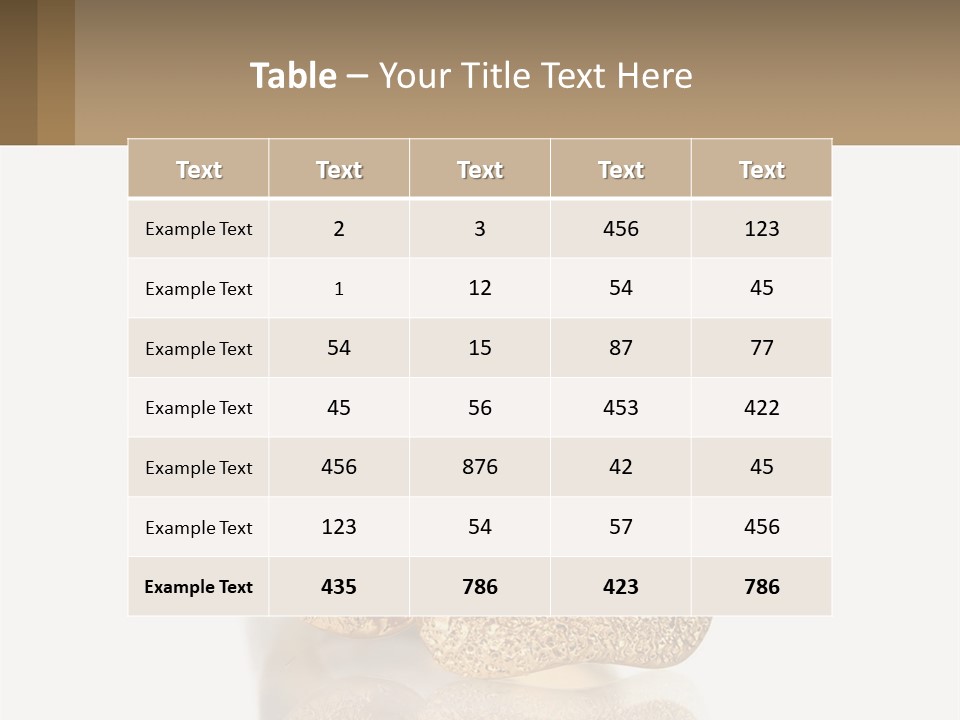 A Gold Flower Powerpoint Presentation Template PowerPoint Template