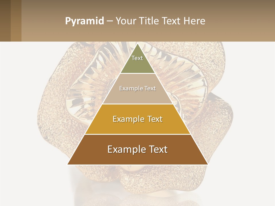 A Gold Flower Powerpoint Presentation Template PowerPoint Template