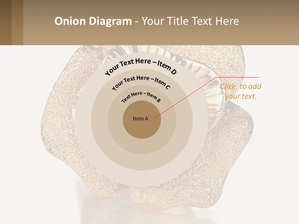 A Gold Flower Powerpoint Presentation Template PowerPoint Template