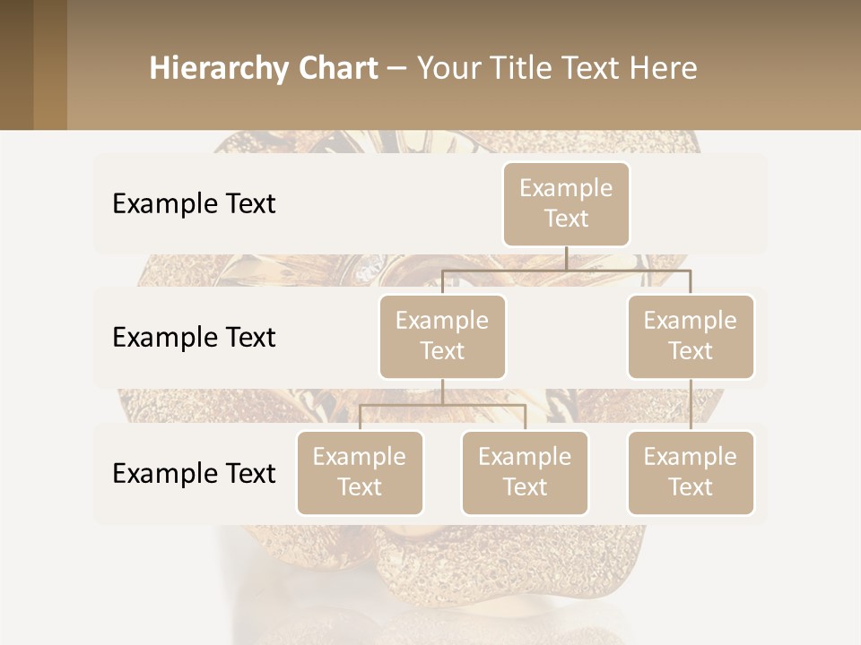 A Gold Flower Powerpoint Presentation Template PowerPoint Template