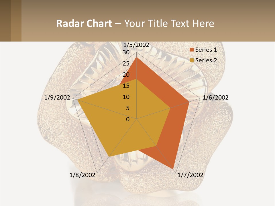 A Gold Flower Powerpoint Presentation Template PowerPoint Template
