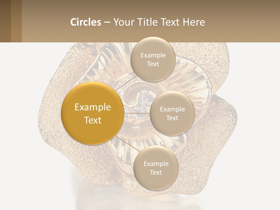 A Gold Flower Powerpoint Presentation Template PowerPoint Template
