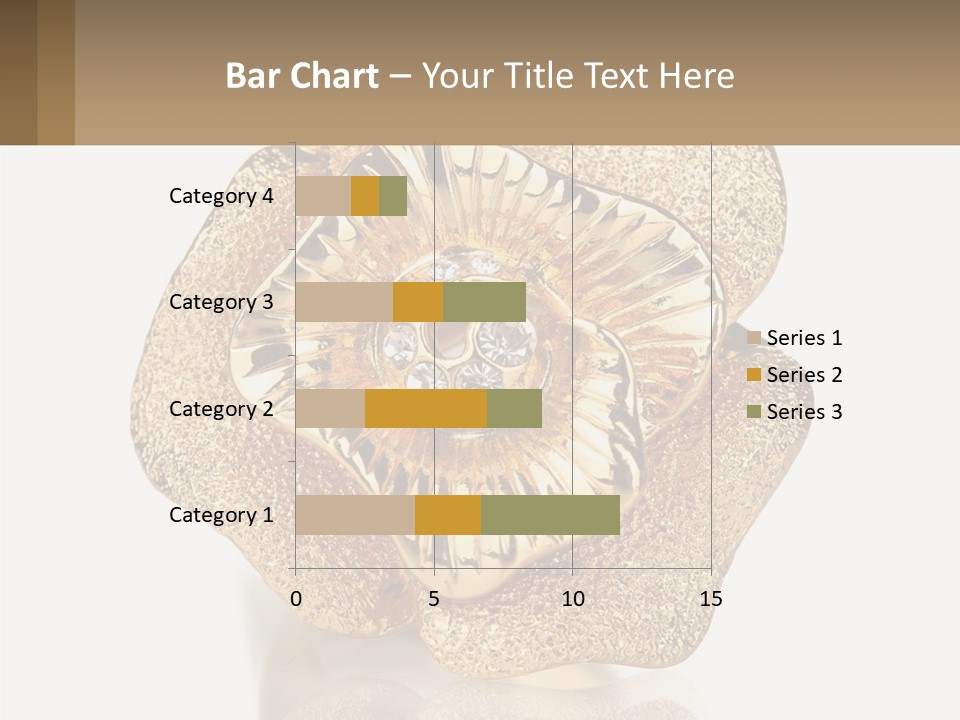 A Gold Flower Powerpoint Presentation Template PowerPoint Template