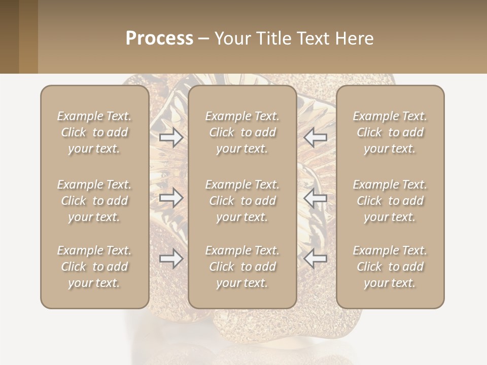 A Gold Flower Powerpoint Presentation Template PowerPoint Template