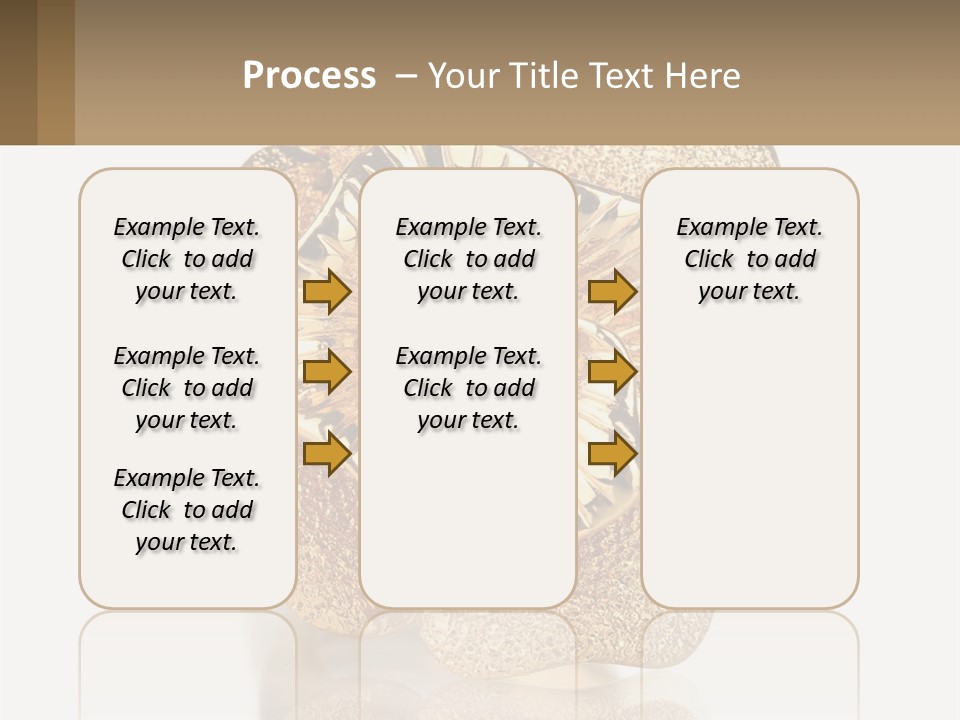 A Gold Flower Powerpoint Presentation Template PowerPoint Template
