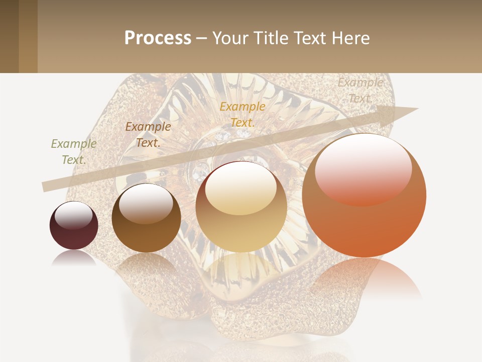 A Gold Flower Powerpoint Presentation Template PowerPoint Template