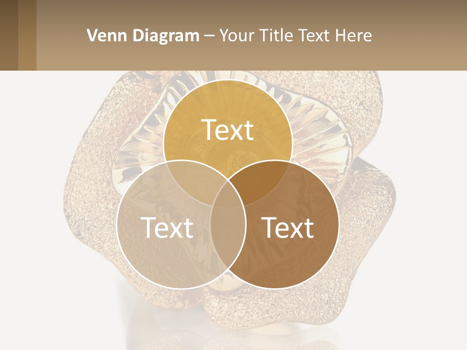 A Gold Flower Powerpoint Presentation Template PowerPoint Template