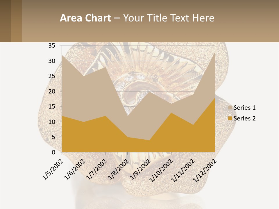 A Gold Flower Powerpoint Presentation Template PowerPoint Template