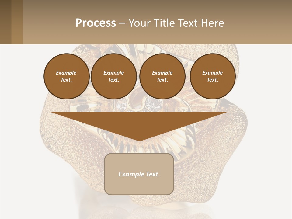 A Gold Flower Powerpoint Presentation Template PowerPoint Template