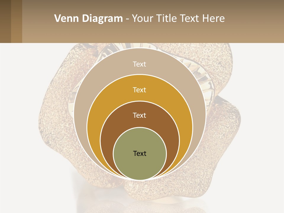 A Gold Flower Powerpoint Presentation Template PowerPoint Template