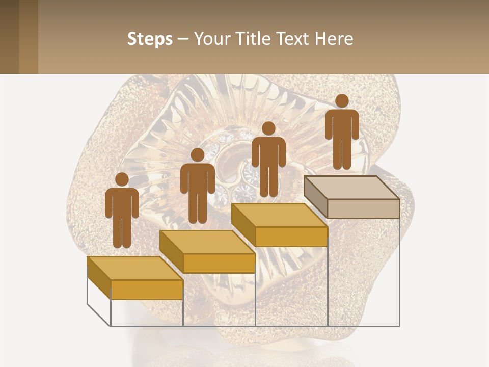 A Gold Flower Powerpoint Presentation Template PowerPoint Template