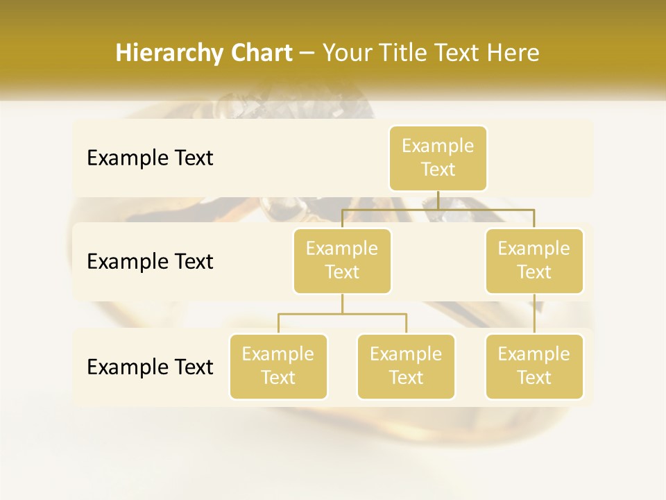 A Gold Ring With A Diamond On Top Of It PowerPoint Template