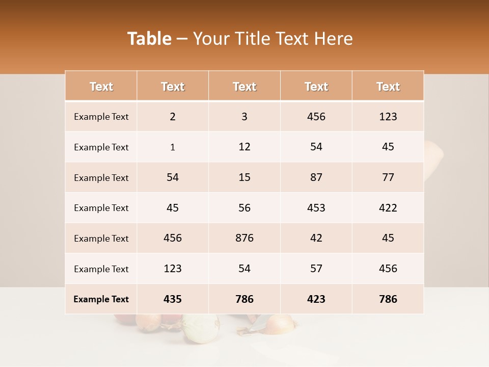 A Woman Cutting Vegetables With A Knife On A Table PowerPoint Template