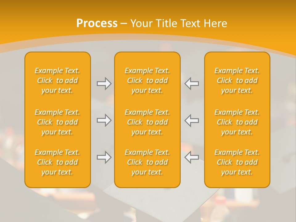 A Group Of People In Graduation Caps And Gowns PowerPoint Template