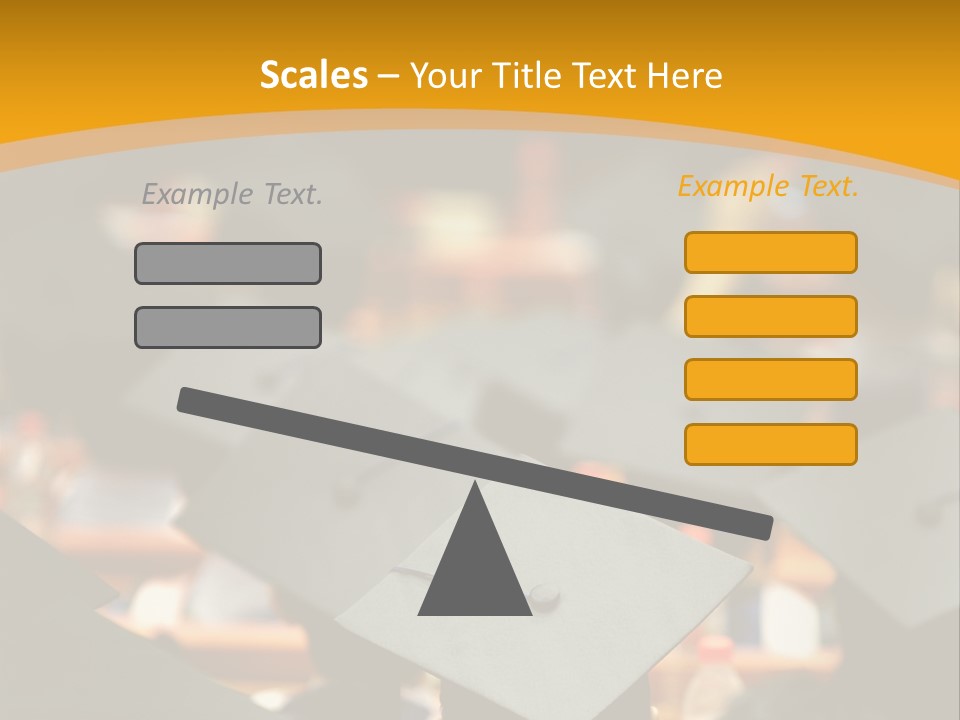 A Group Of People In Graduation Caps And Gowns PowerPoint Template