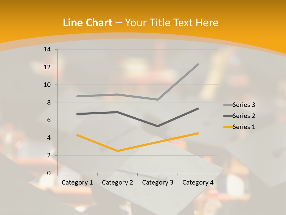 A Group Of People In Graduation Caps And Gowns PowerPoint Template