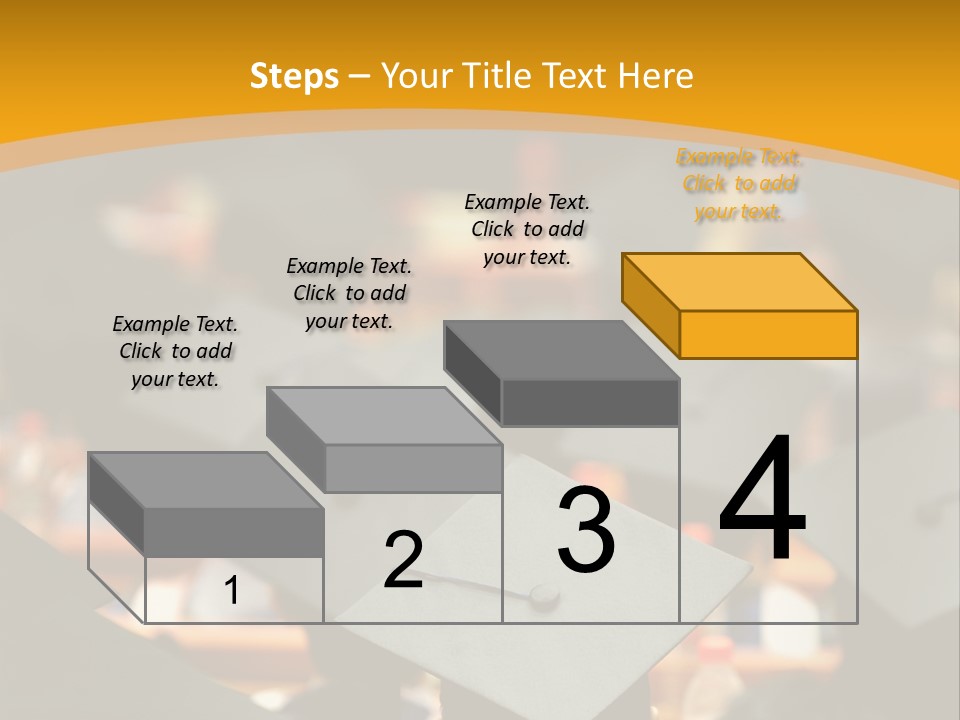 A Group Of People In Graduation Caps And Gowns PowerPoint Template