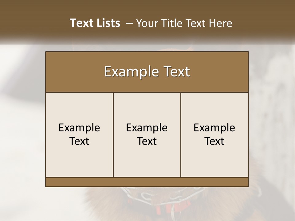 A German Shepard Dog With His Mouth Open In The Snow PowerPoint Template