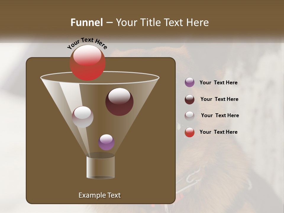 A German Shepard Dog With His Mouth Open In The Snow PowerPoint Template