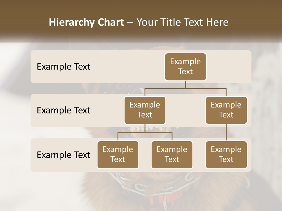 A German Shepard Dog With His Mouth Open In The Snow PowerPoint Template