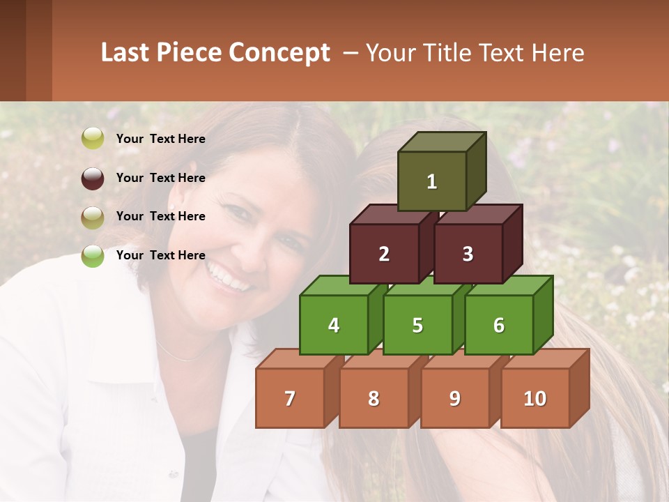 A Couple Of Women Sitting Next To Each Other PowerPoint Template