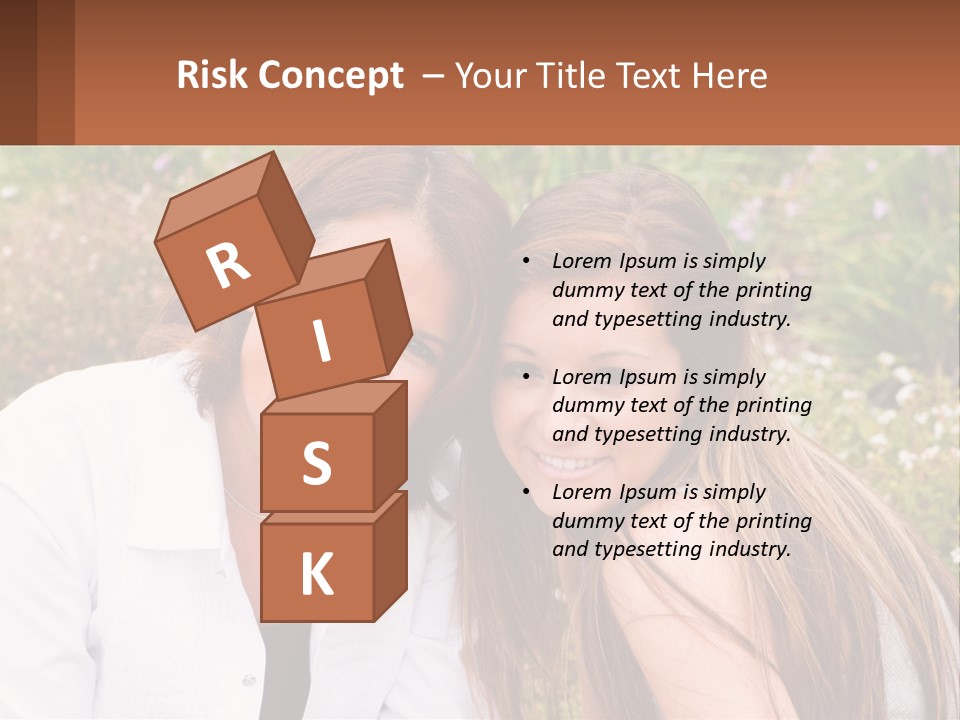 A Couple Of Women Sitting Next To Each Other PowerPoint Template