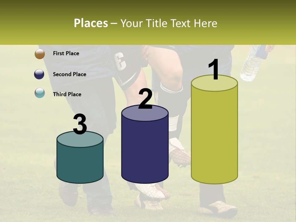 A Group Of Soccer Players Walking Across A Field PowerPoint Template