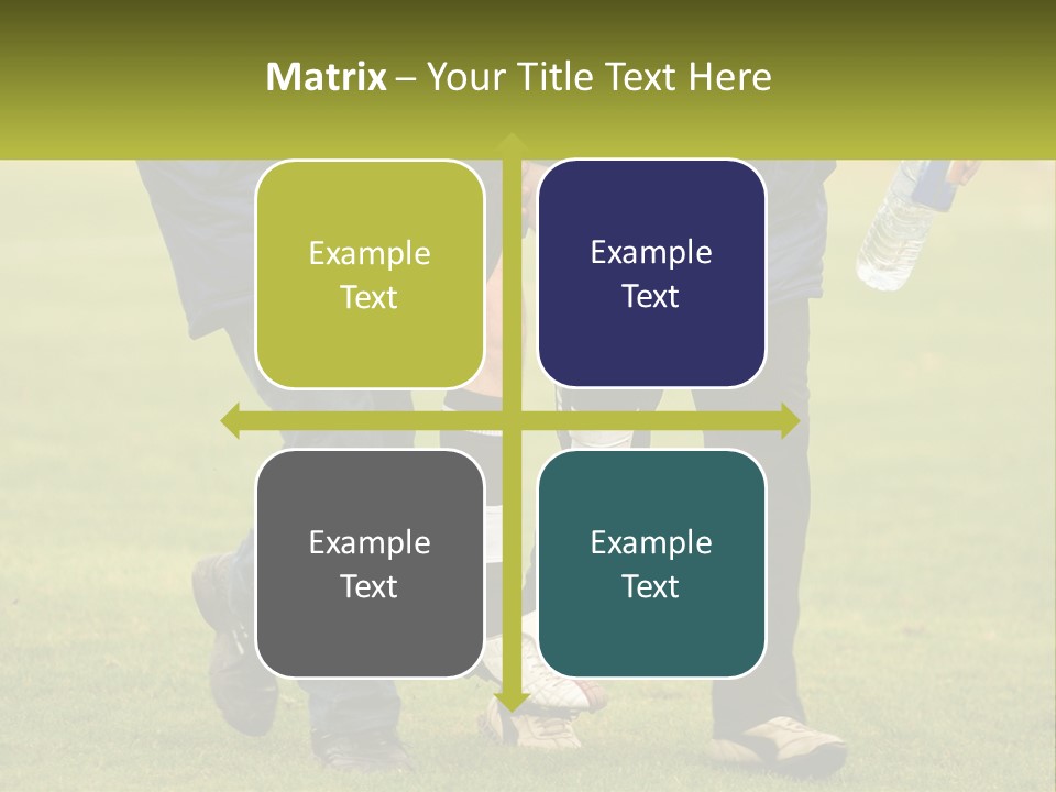 A Group Of Soccer Players Walking Across A Field PowerPoint Template