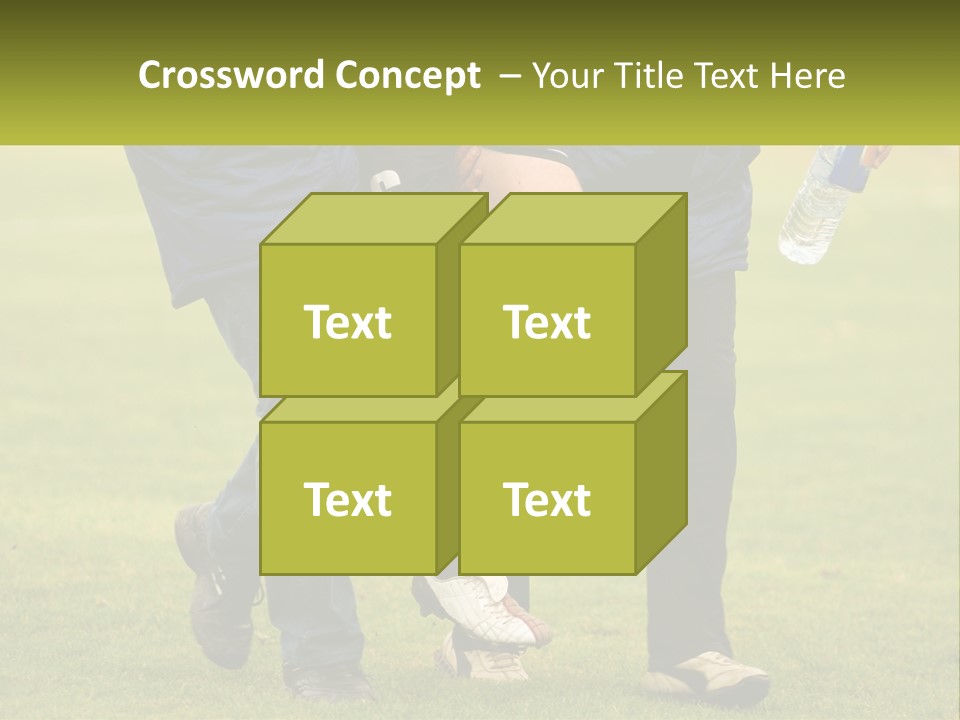 A Group Of Soccer Players Walking Across A Field PowerPoint Template