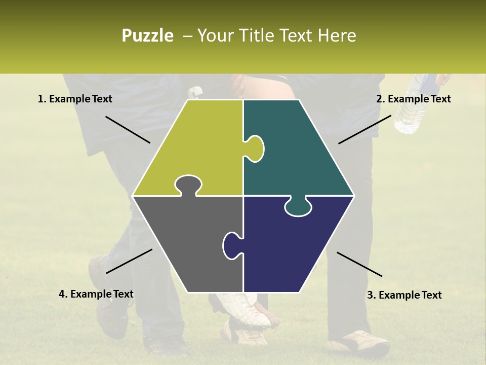 A Group Of Soccer Players Walking Across A Field PowerPoint Template