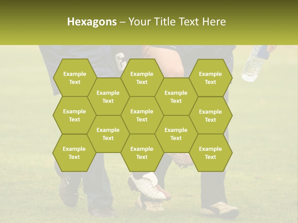 A Group Of Soccer Players Walking Across A Field PowerPoint Template