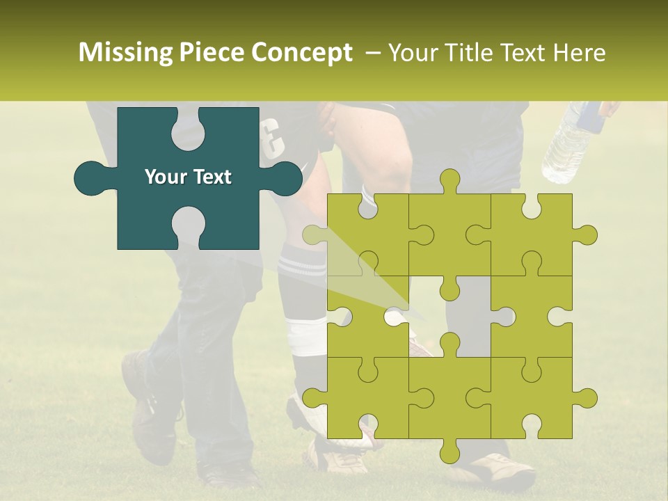 A Group Of Soccer Players Walking Across A Field PowerPoint Template