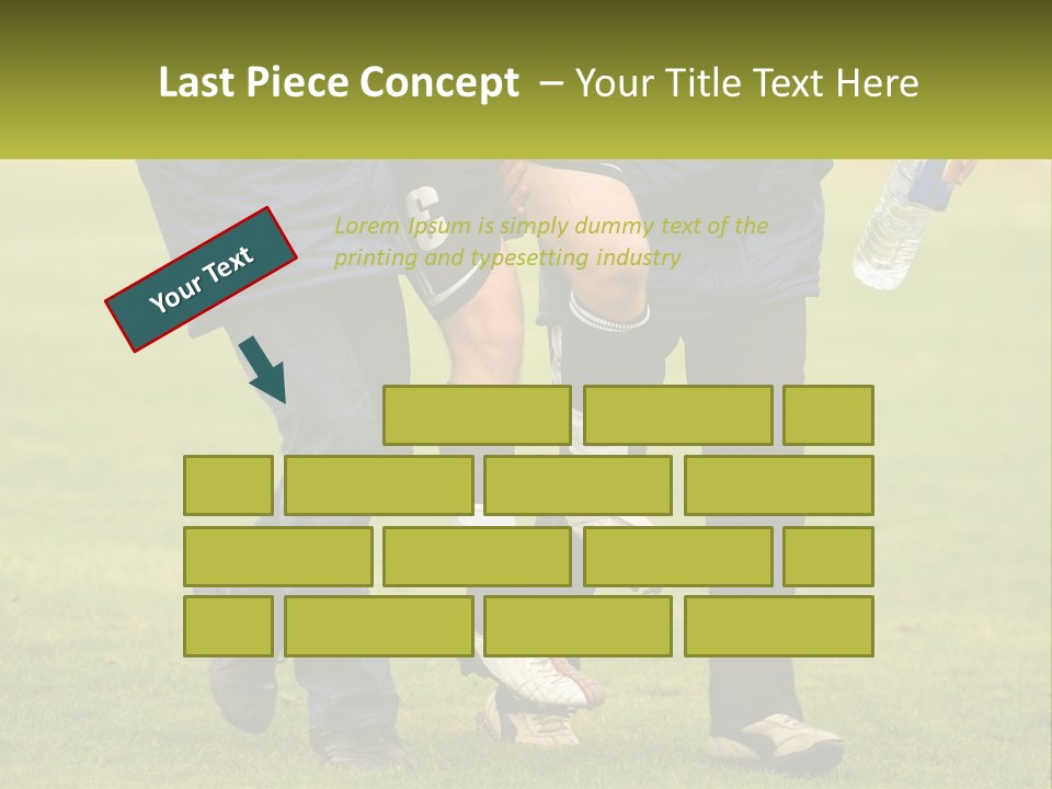 A Group Of Soccer Players Walking Across A Field PowerPoint Template