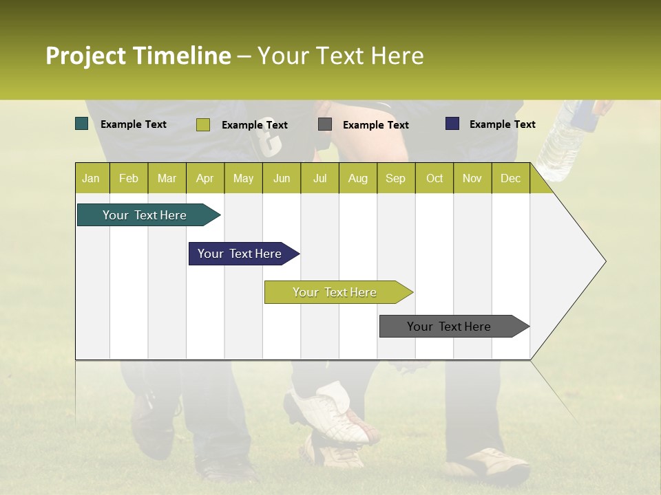 A Group Of Soccer Players Walking Across A Field PowerPoint Template