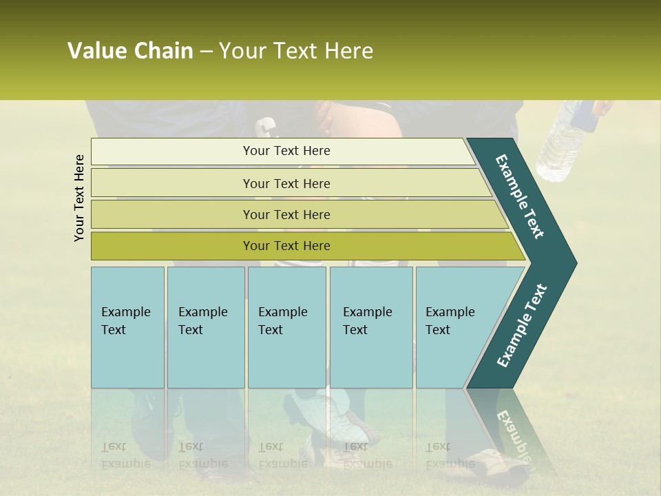 A Group Of Soccer Players Walking Across A Field PowerPoint Template