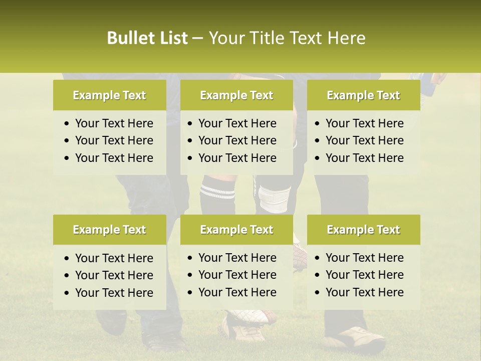 A Group Of Soccer Players Walking Across A Field PowerPoint Template