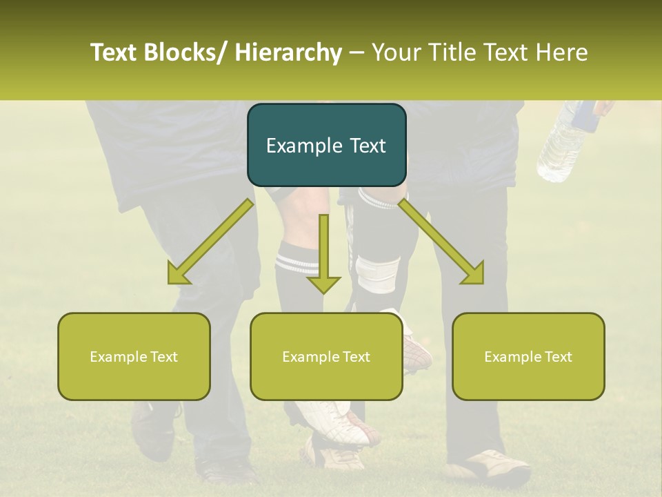 A Group Of Soccer Players Walking Across A Field PowerPoint Template